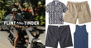 Flint and Tinder Key West collection available at Huckberry