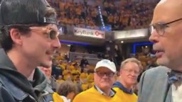 Ernie Johnson Thanks Timothee Chalamet For Making Him The ‘Coolest Grandpa’ During Heartwarming Moment They Met (Video)