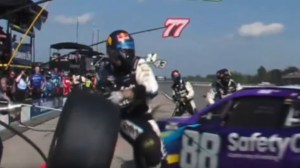 NASCAR tire changer JP Kealey