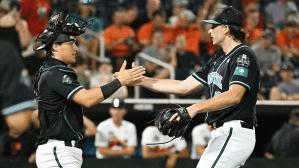 Caden Bodine Coastal Carolina Catcher Framing Balls Strikes