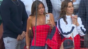 Roman Anthony's sister in attendance at a Red Sox game.